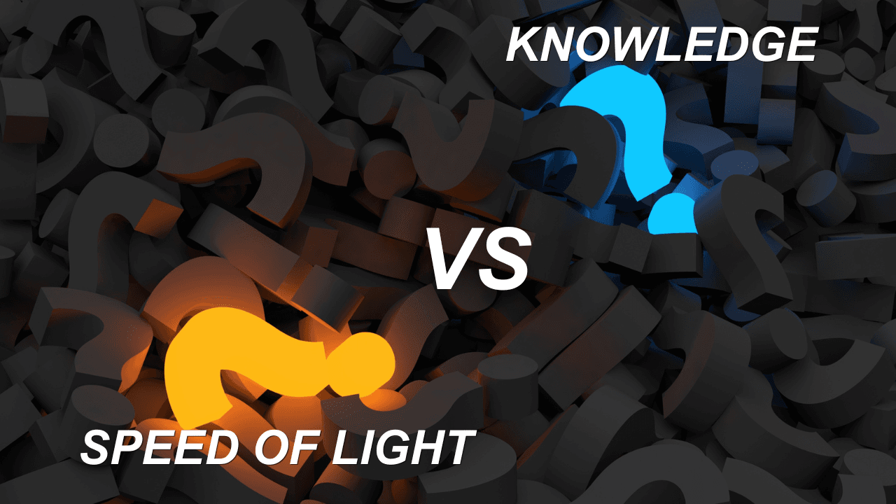 Knowledge vs the Speed of Learning